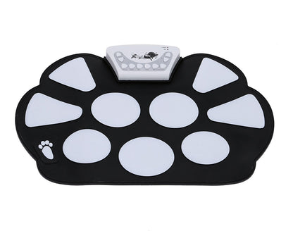 Compact Electronic Drumming Kit for On-the-Go Musicians