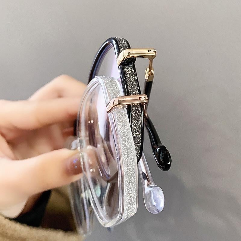 Rimless Reading Glasses with Blue Light Filter – Sleek and Lightweight