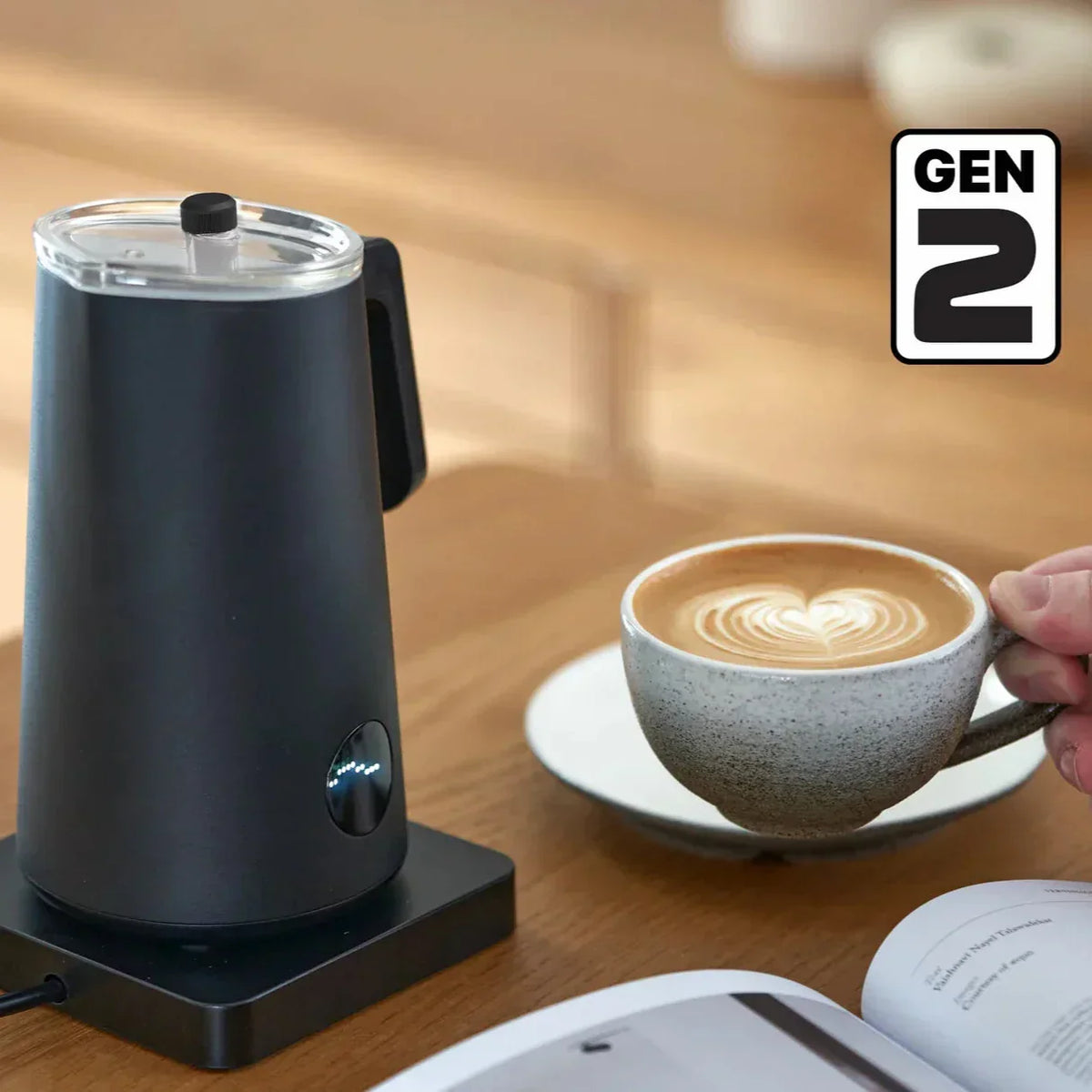 CreamCraft Electric Frother | Perfect Microfoam for Coffee Lovers