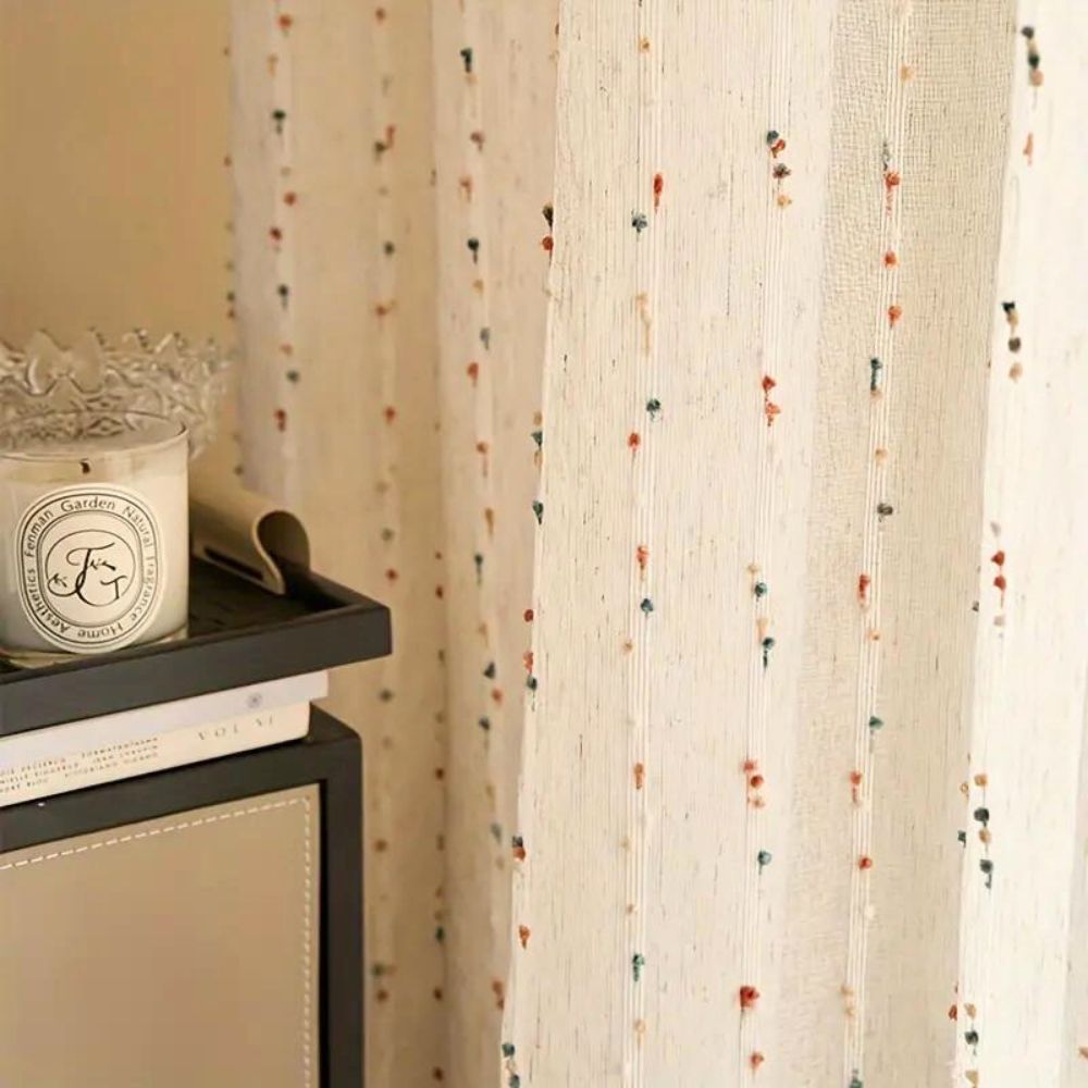 Vivid Spectrum Tulle Drapes for a Playful Ambiance