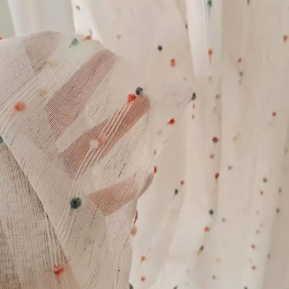 Vivid Spectrum Tulle Drapes for a Playful Ambiance