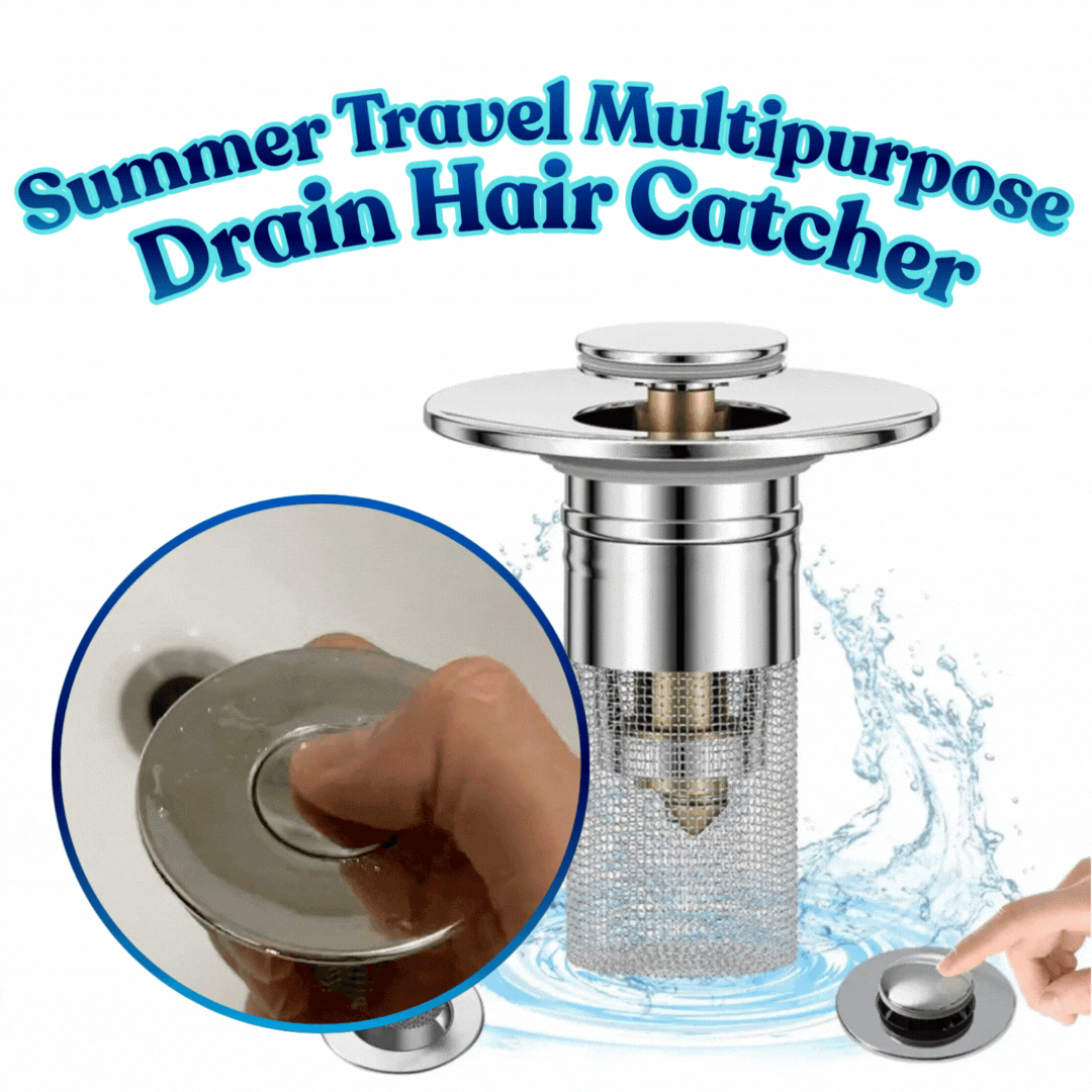 Dual-Function Drain Protector and Stopper | Stainless Steel Filter