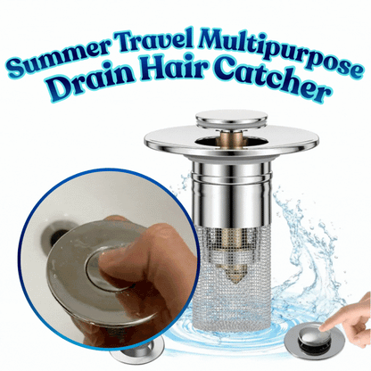 Dual-Function Drain Protector and Stopper | Stainless Steel Filter