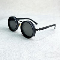 Thick glasses frame - wide black temples