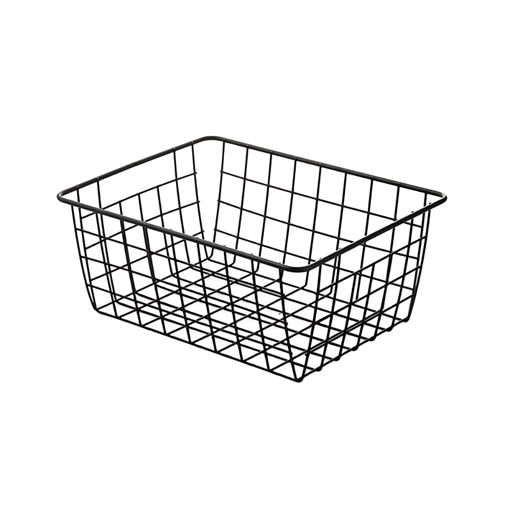 Stylish Iron Storage Basket for Organized Living