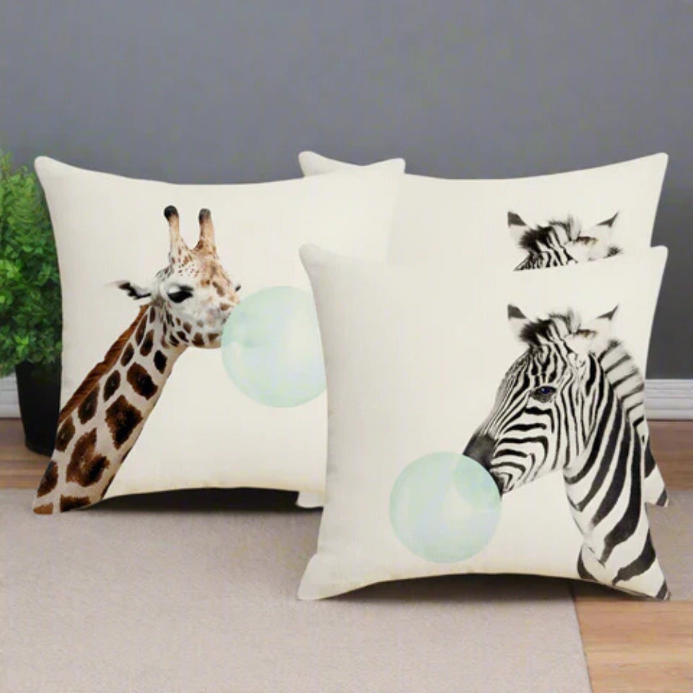 Whimsical Animal Cushion Covers for Playful Home Decor