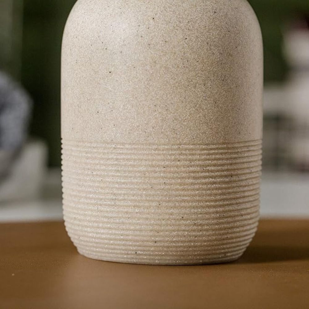Elegant Stone-Patterned Soap Dispenser