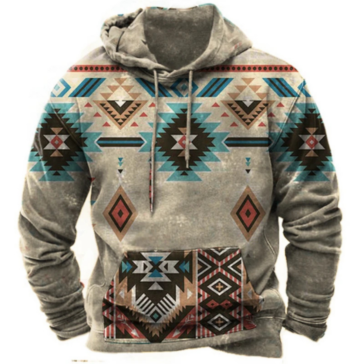 Vibrant Printed Hoodie for Casual Street Style