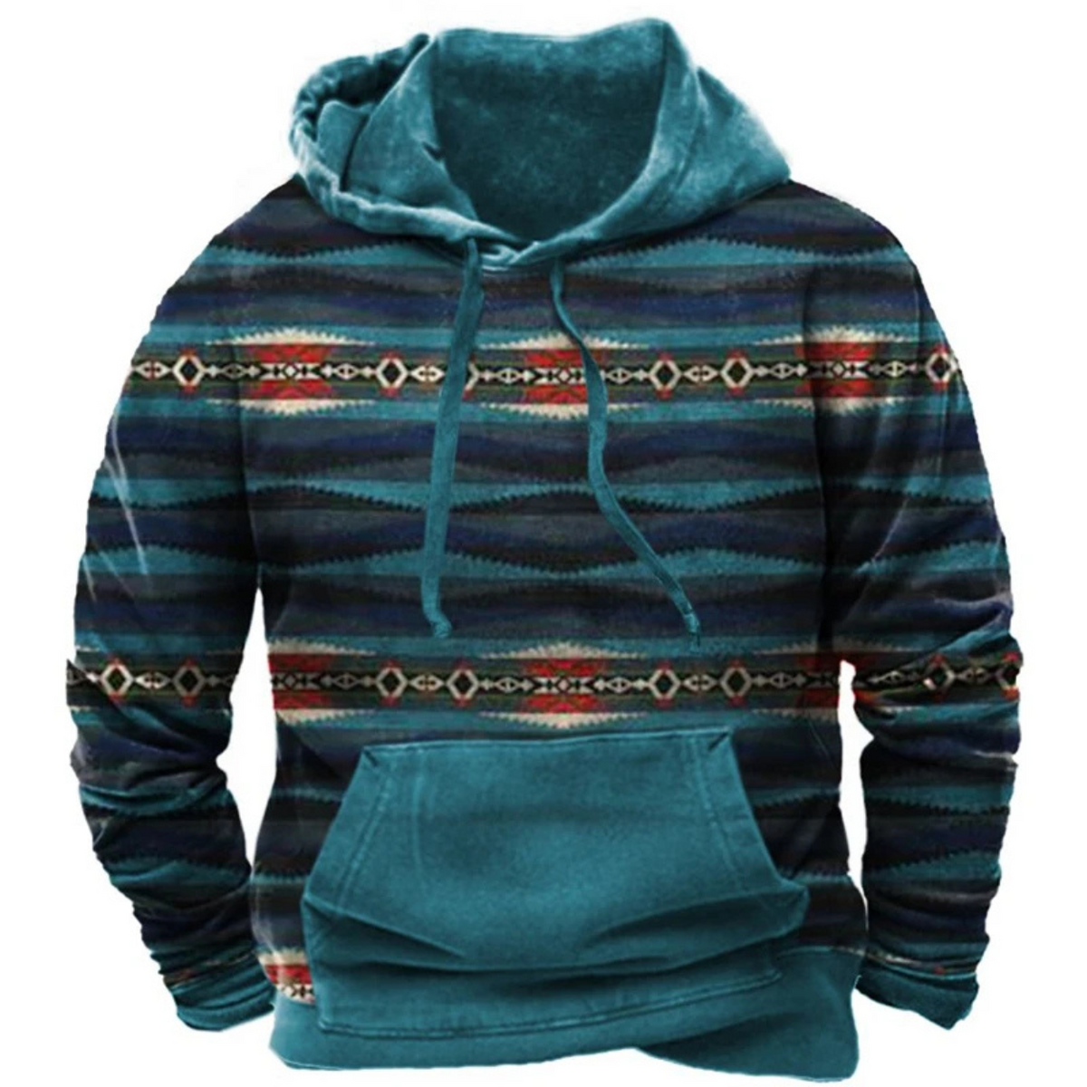 Vibrant Printed Hoodie for Casual Street Style