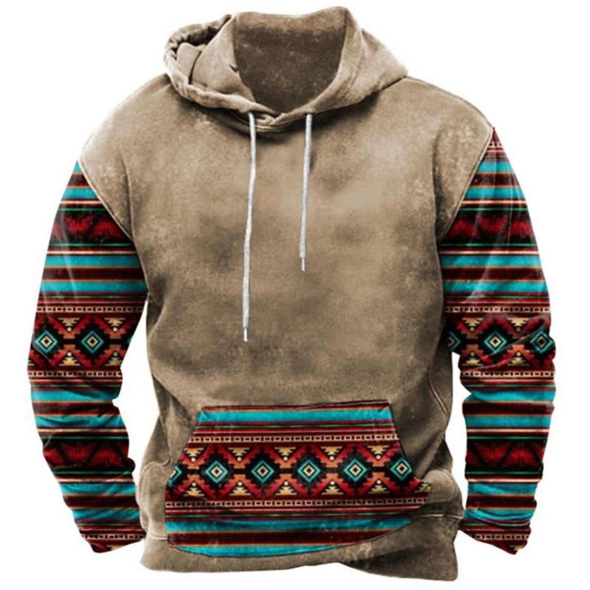 Vibrant Printed Hoodie for Casual Street Style