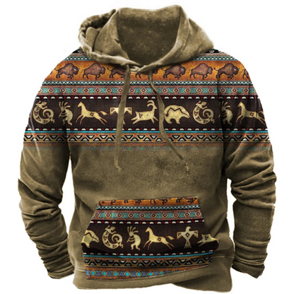 Vibrant Printed Hoodie for Casual Street Style