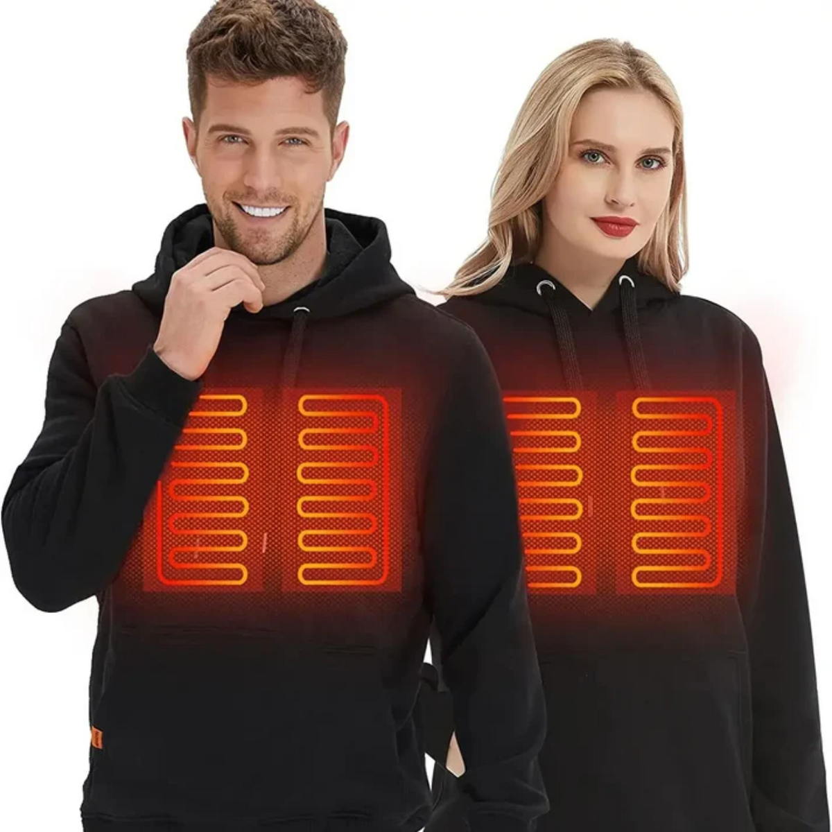 Winter Heated Hoodie - Electric Warmth for Cold Weather