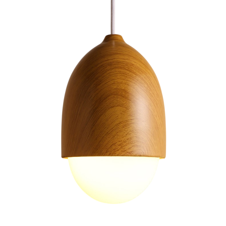 Stylish Wooden Pendant Lamp in Nordic Design