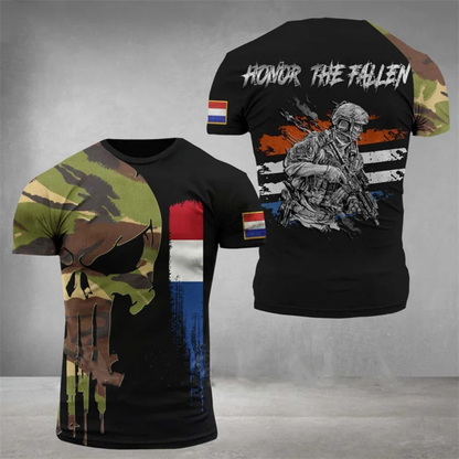 Camouflage Army T-Shirt for Men in Military Style