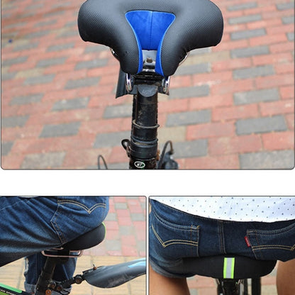 Nose-less Mountain Bike Saddle with Thick Soft Padding – Red