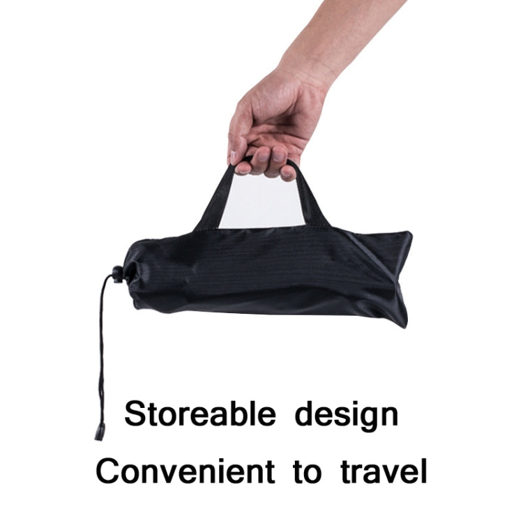 Portable Folding Stool for Camping, Beach, Fishing - Stainless Steel, Size L