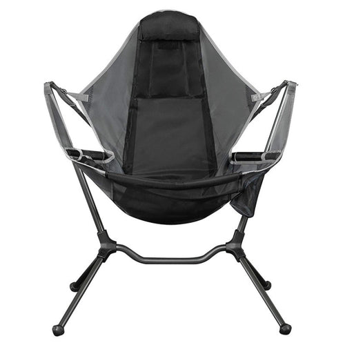 Portable Folding Rocking Chair for Outdoors – Grey