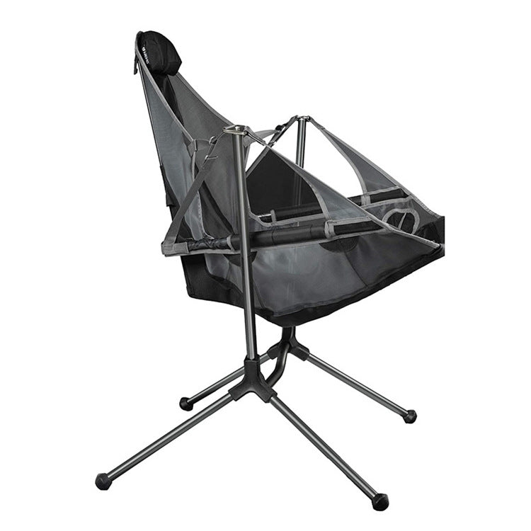 Portable Folding Rocking Chair for Outdoors – Grey