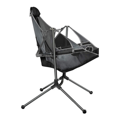 Portable Folding Rocking Chair for Outdoors – Grey