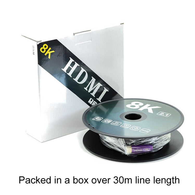 HDMI 2.1 Active Optical Cable 8K 60Hz for Computer Display, 60m Long
