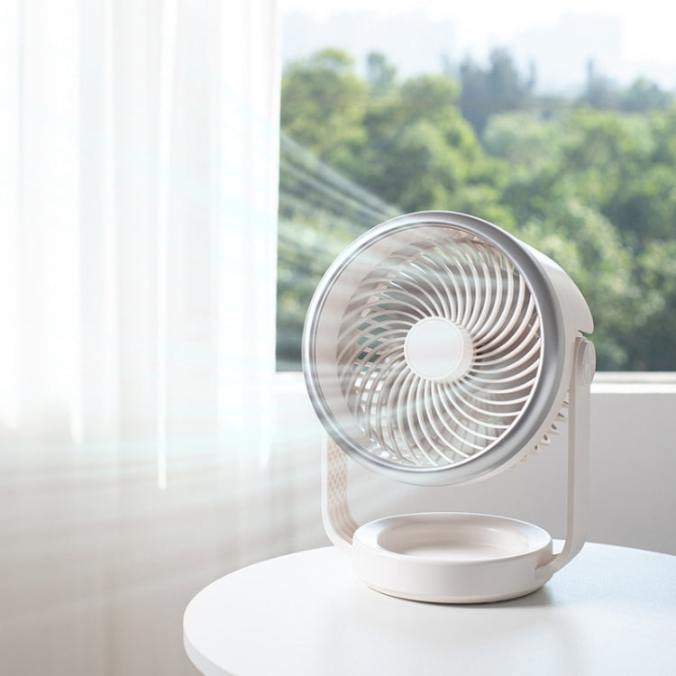 Quiet USB Desktop Fan for Air Circulation (White)