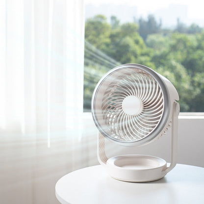 Quiet USB Desktop Fan for Air Circulation (White)