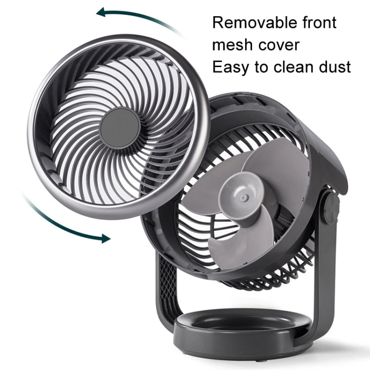 Quiet USB Desktop Fan for Air Circulation (White)