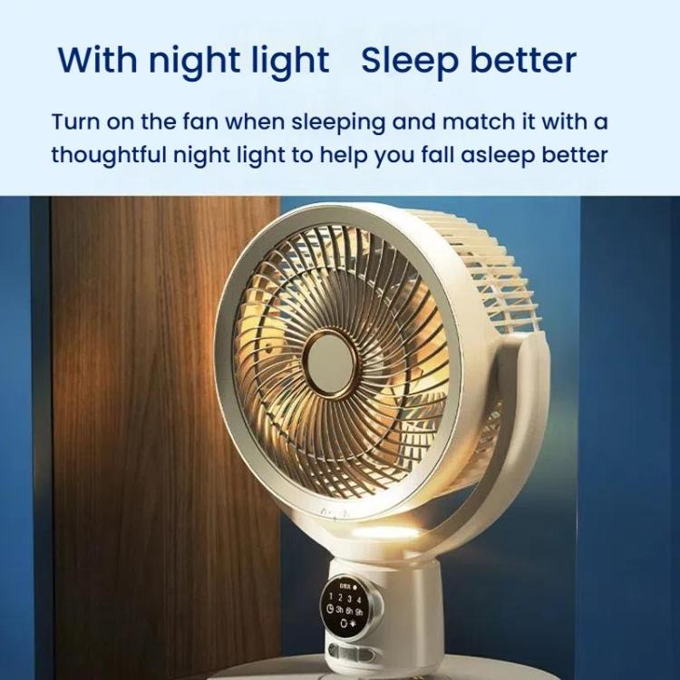 Turbo Convection Floor Fan with Remote Control & Timer – USB Plug