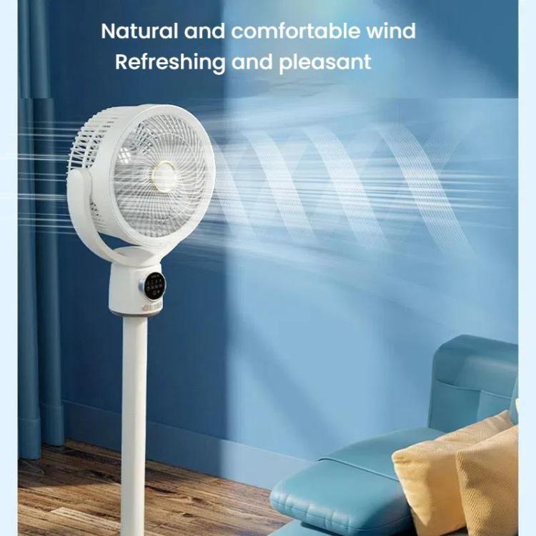 Turbo Convection Floor Fan with Remote Control & Timer – USB Plug