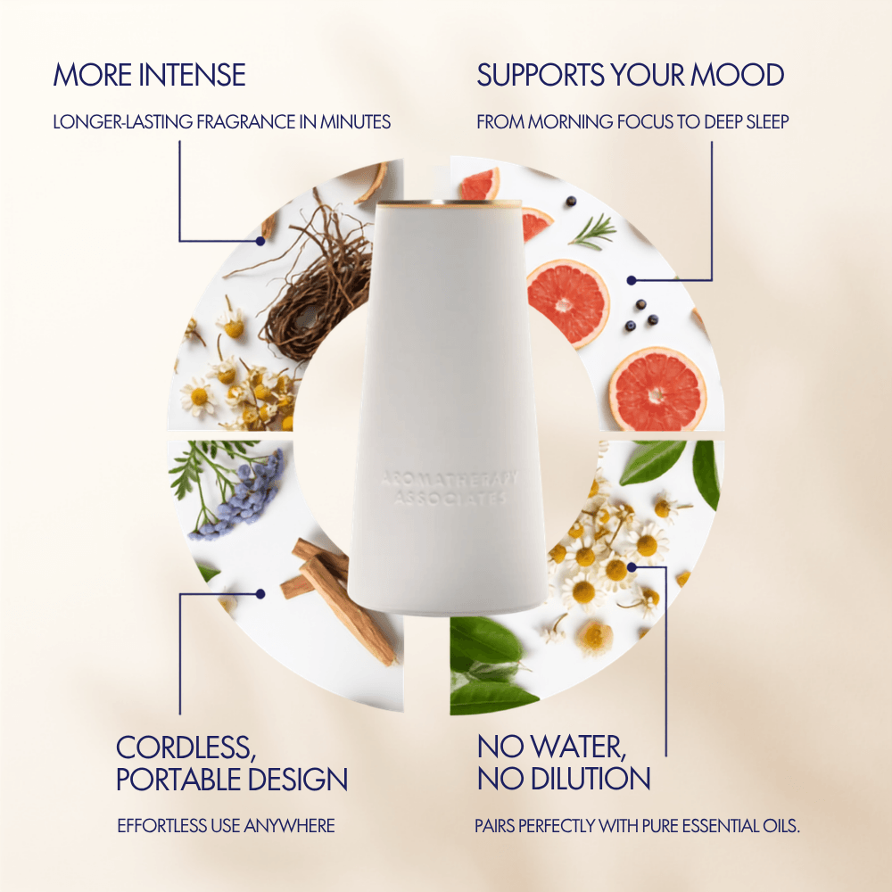 PureMist Essential Oil Diffuser | Cordless Ceramic Design