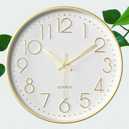 Silent 12-Inch Wall Clock – Non-Ticking Modern Design for Home & Office
