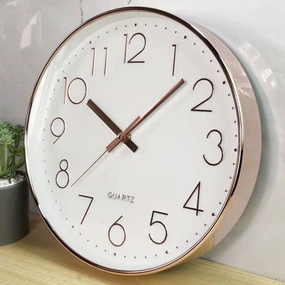Silent 12-Inch Wall Clock – Non-Ticking Modern Design for Home & Office