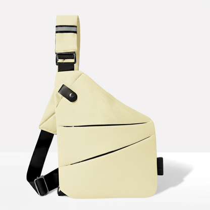 Anti-Theft Crossbody Bag with RFID Shielding and Water-Resistant Feature