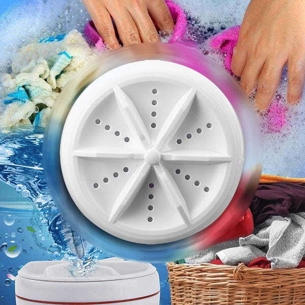Portable Mini Washing Machine - USB Powered & Compact for Travel, Camping & Small Spaces