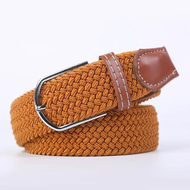 Stretchy Casual Belt Crafted from Elastic Fabric