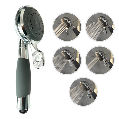 Handheld Shower Head with Chrome Finish – High-Pressure & Water-Efficient