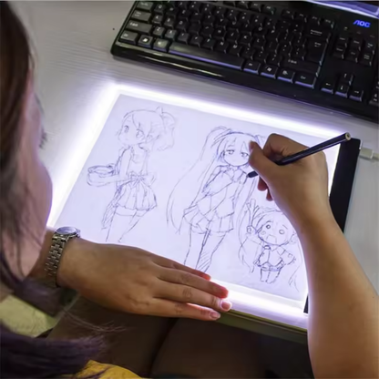 Drawing Tablet with Adjustable LED Graphic Display