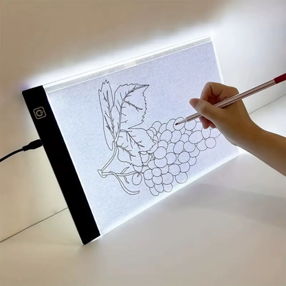 Drawing Tablet with Adjustable LED Graphic Display