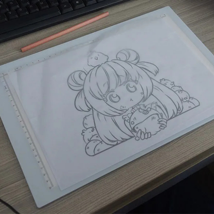 Drawing Tablet with Adjustable LED Graphic Display
