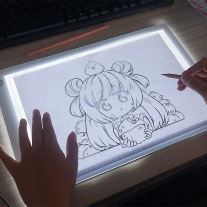 Drawing Tablet with Adjustable LED Graphic Display