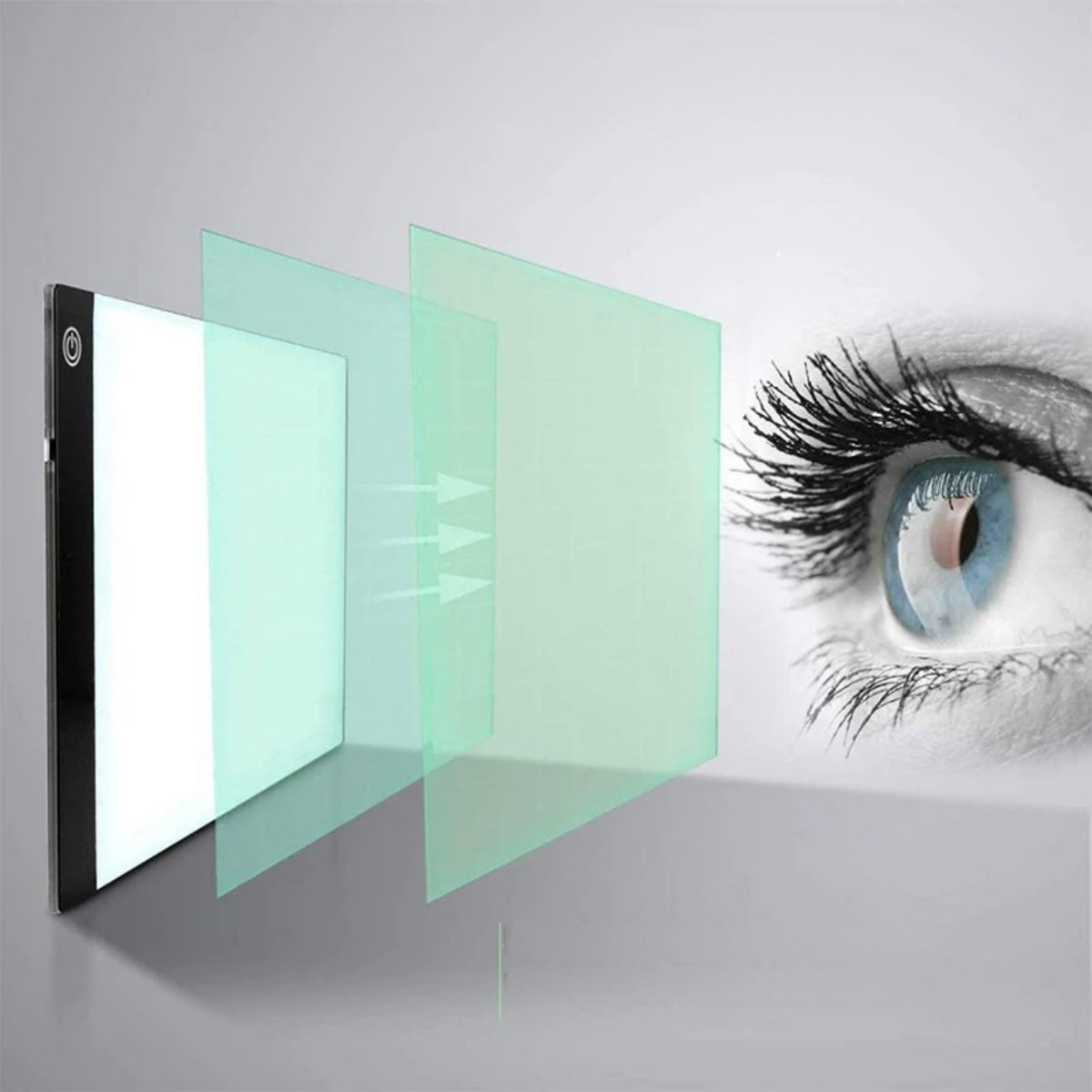 Drawing Tablet with Adjustable LED Graphic Display