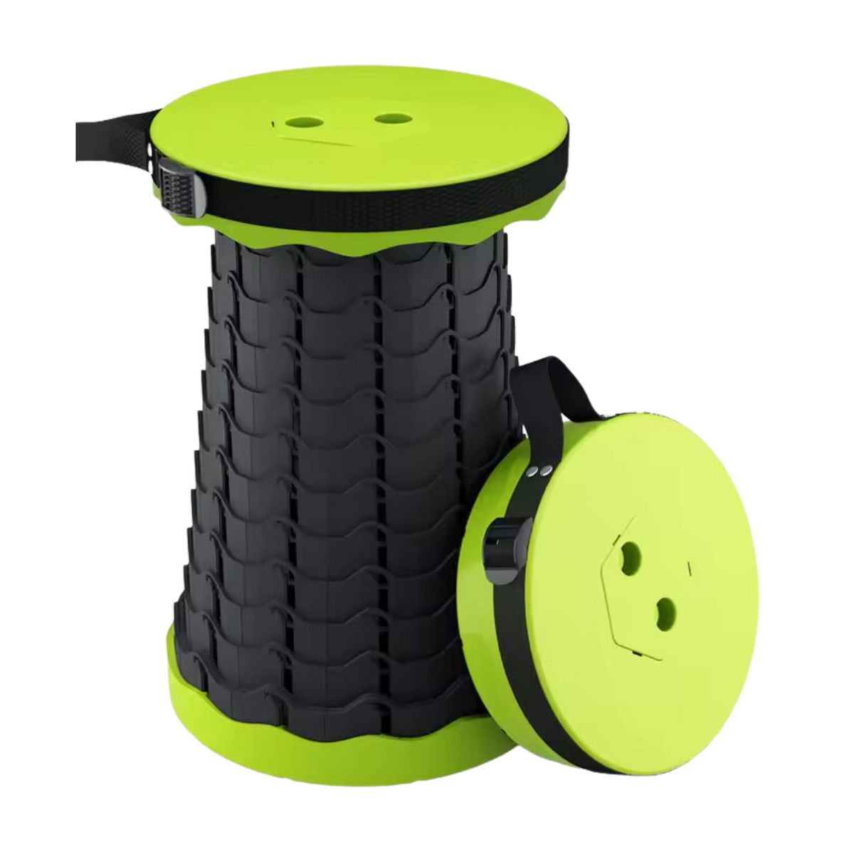 Adjustable Height Folding Stool