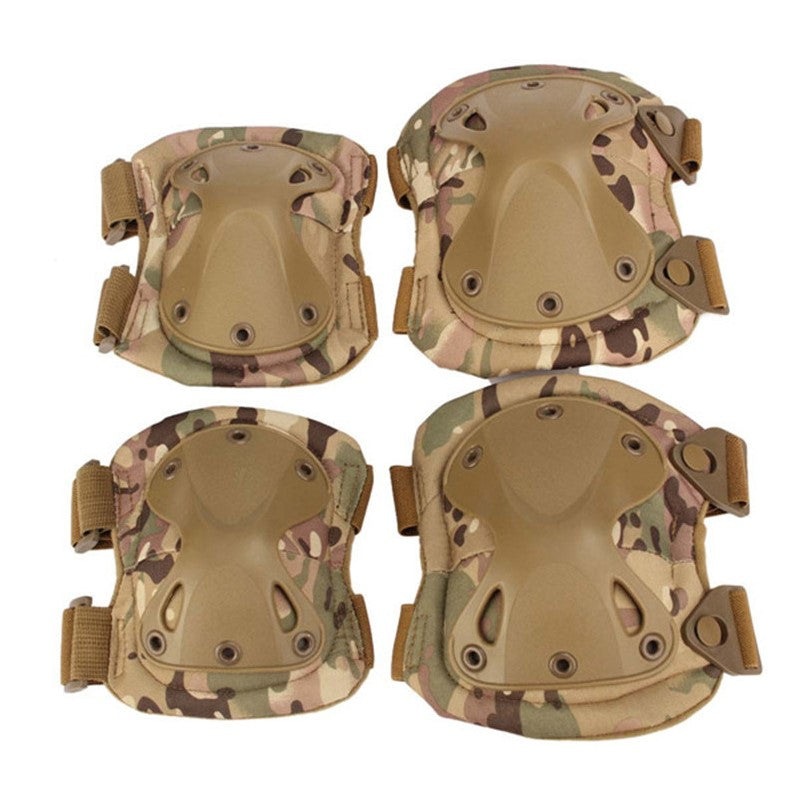 Elbow and Knee Protection Pads for Tactical Use