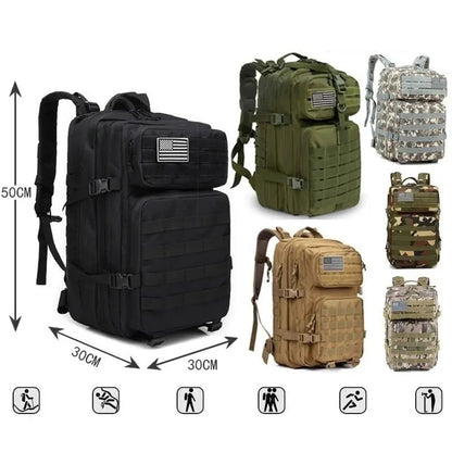 50L Outdoor and Travel Tactical Backpack