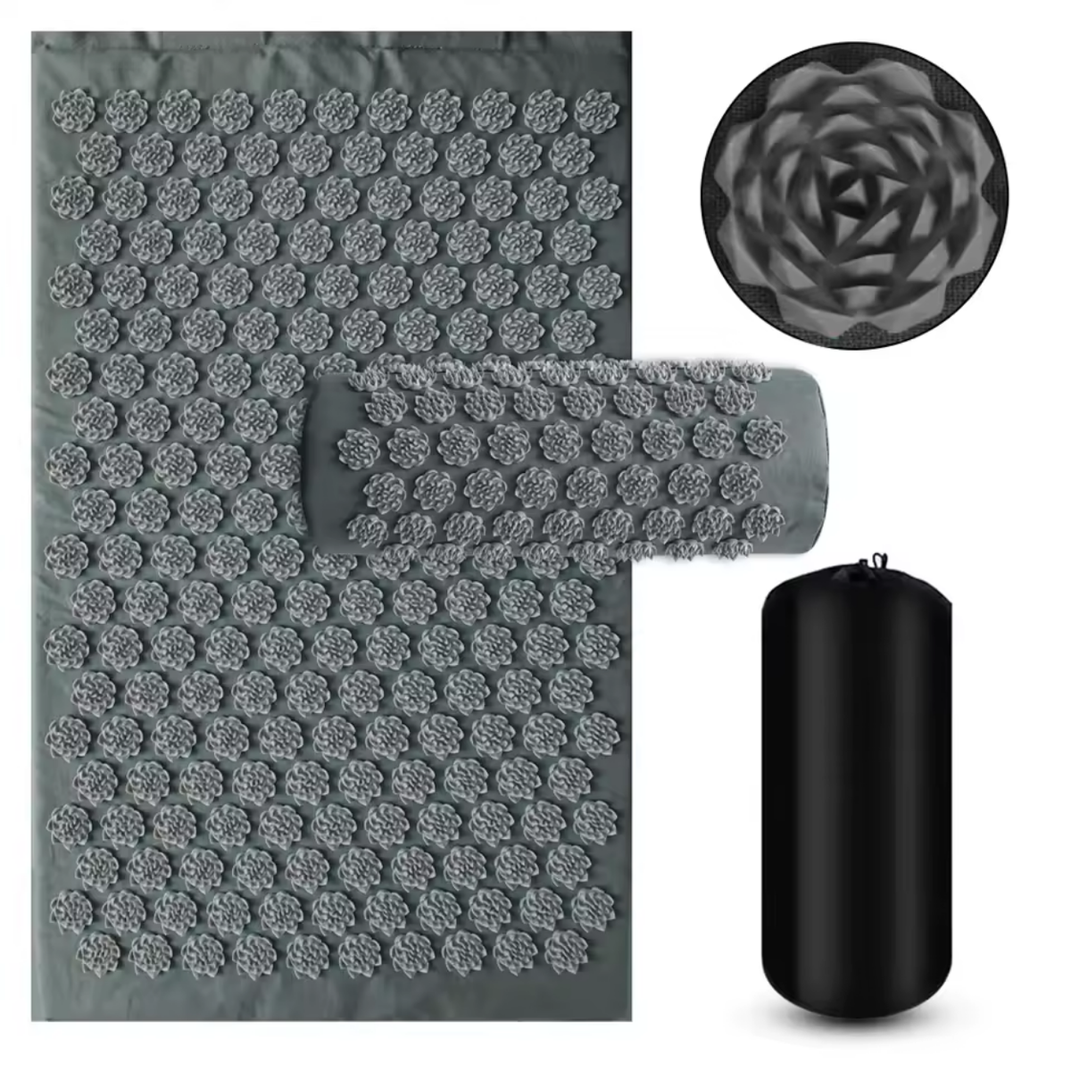Massage Mat for Acupressure Therapy to Alleviate Muscle Tension