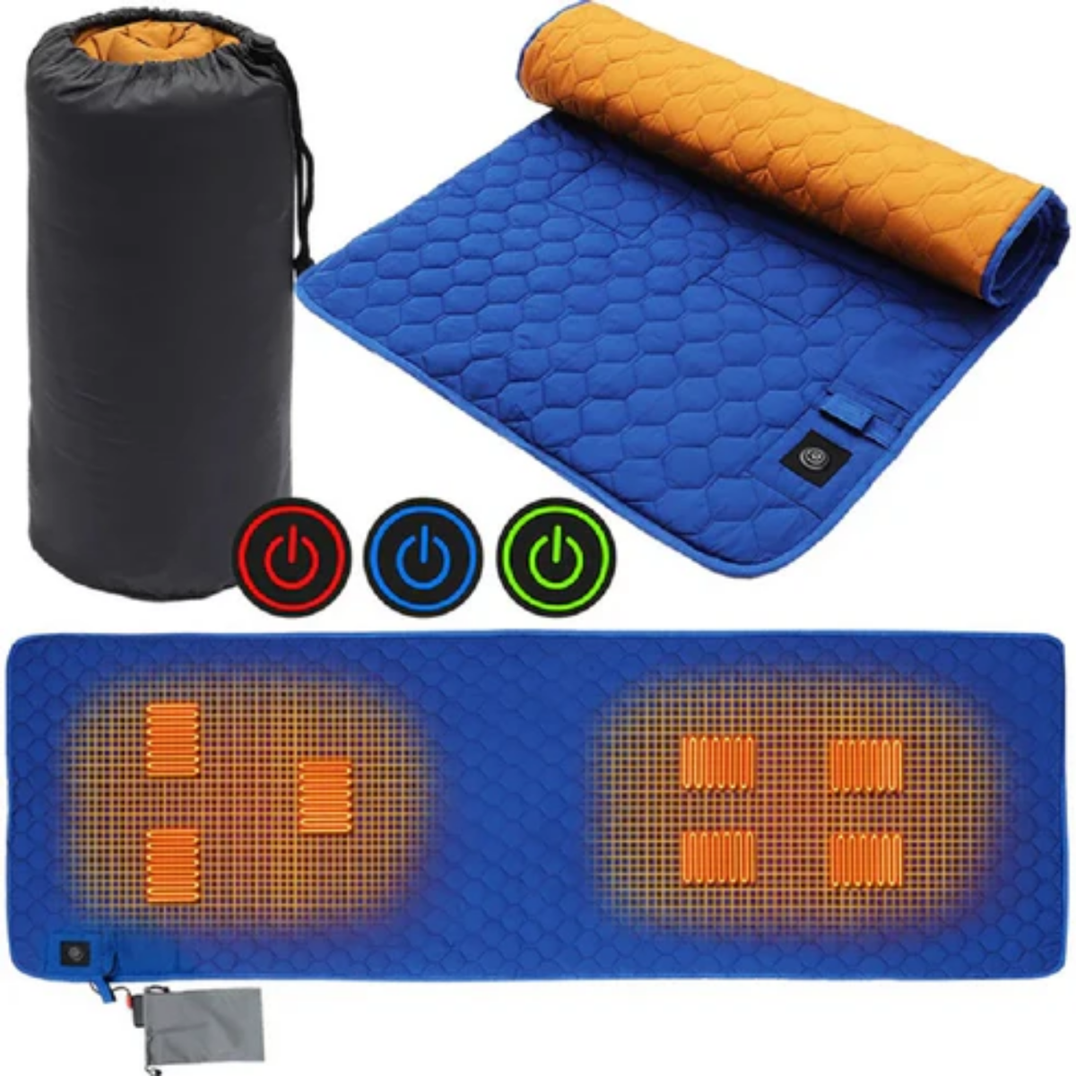 Waterproof Camping Mat with Electric Heating Feature