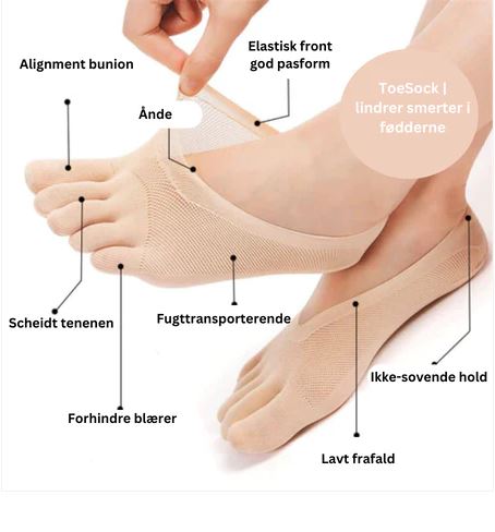ComfortFusion Toe Socks for Ultimate Foot Relief