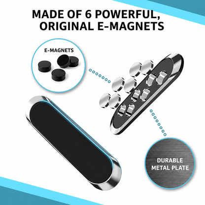 Magnetic Phone Holder | 6 Powerful Magnets & 360° Rotation