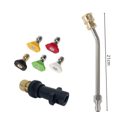 Extendable High-Pressure Cleaner for Safe Heights