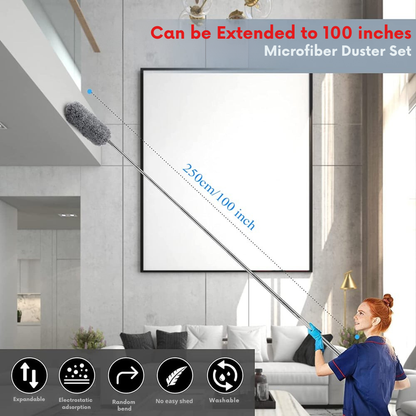 Extendable Microfiber Duster | Reach Every Corner Effortlessly